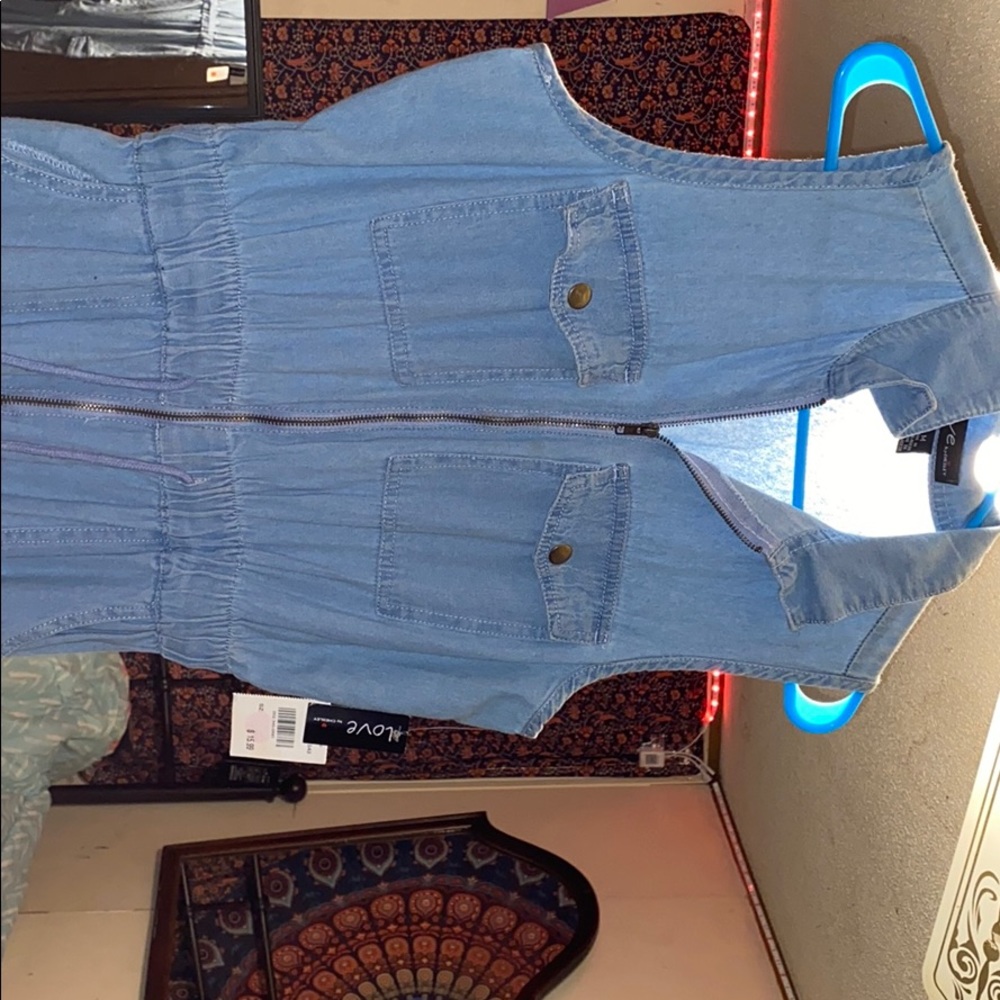 Love by Chelsley  Jean jumpsuit